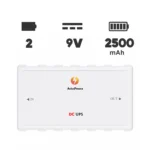 یو پی اس (UPS) 9 ولت 2500 میلی آمپر مدل UPS9V2S1P