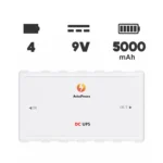 یو پی اس (UPS) 9 ولت 5000 میلی آمپر مدل UPS9V2S2P